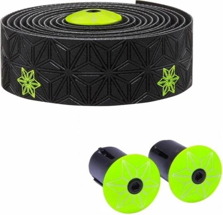 Mbështjellës timoni Supacaz për biçikletë, i verdhë