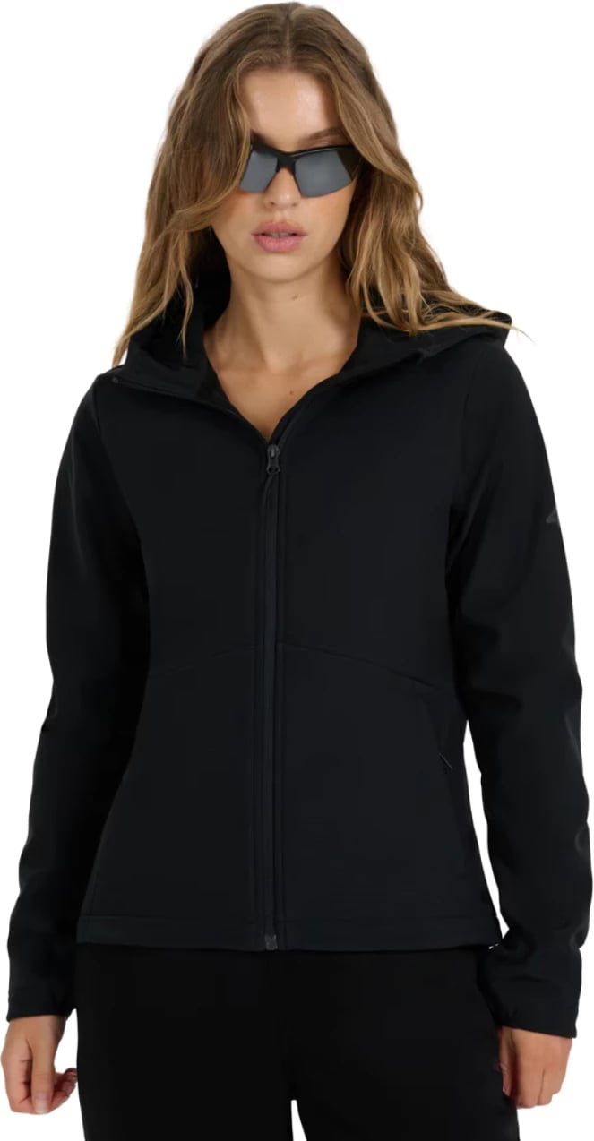 Jakne softshell për femra 4F, e zezë