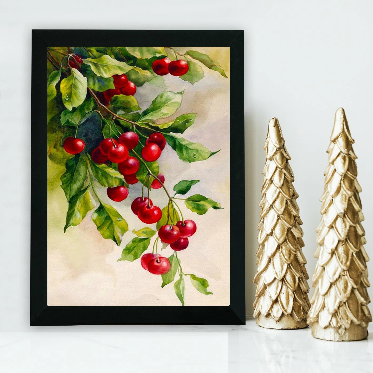 Pikturë dekorative me kornizë MDF, shumëngjyrëshe, Wallity, SC7436501493455