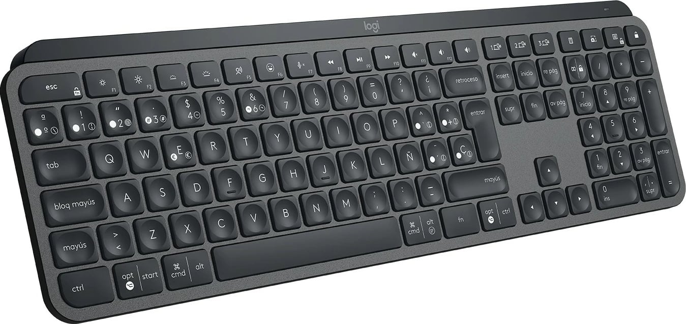 Tastierë wireless Logitech MX Keys for Business, full-size, Bluetooth, grafit
