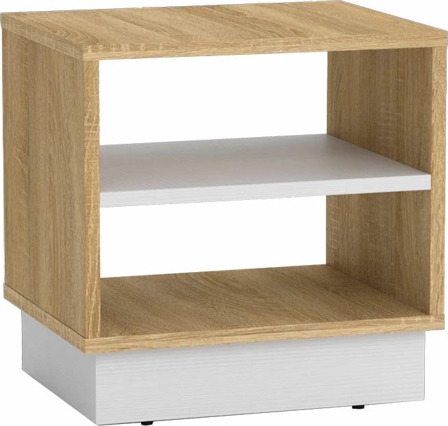 Komodinë Mason sonoma-bardhë 40x32x40cm