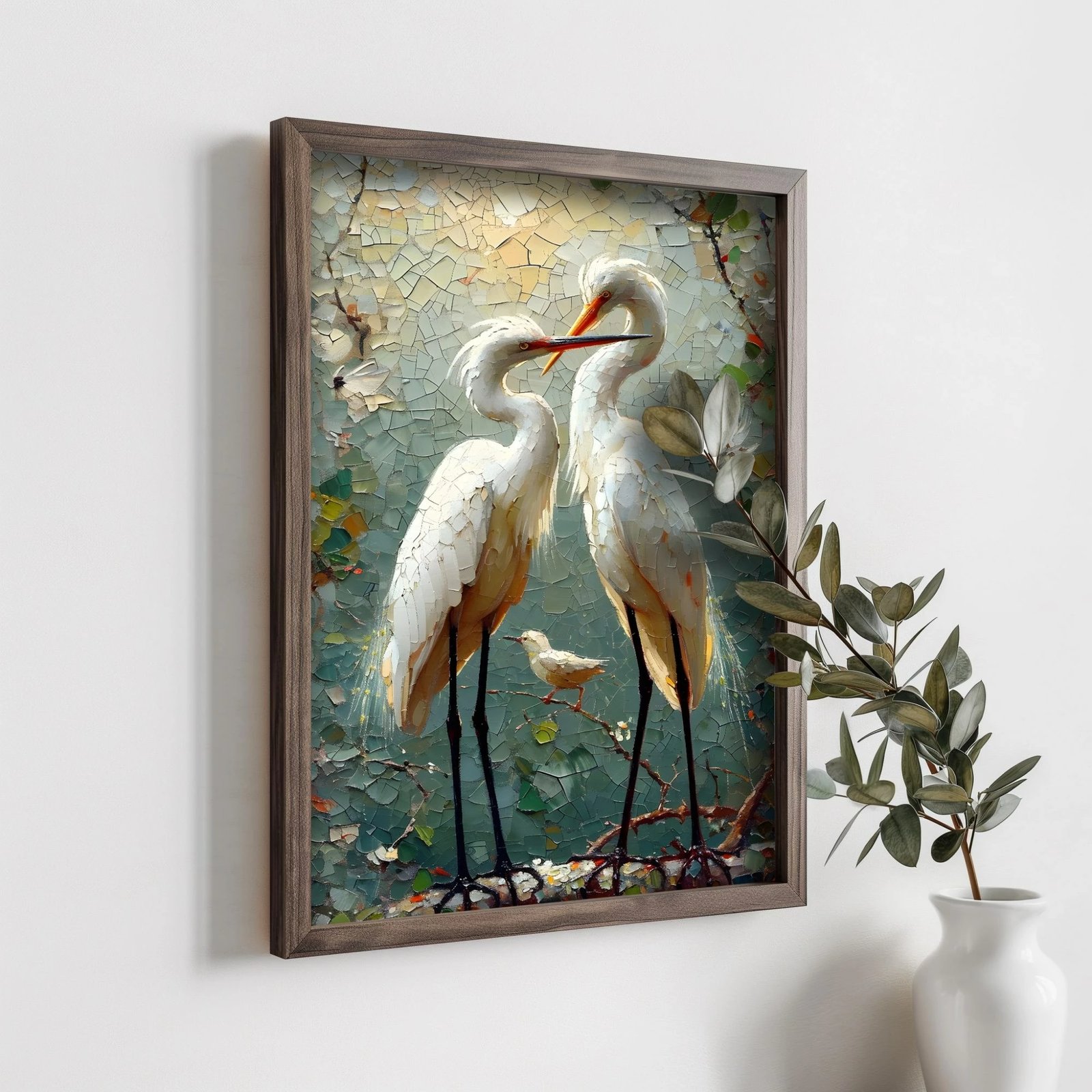 Pikturë dekorative me kornizë MDF, Wallity, AI127, shumëngjyrëshe, 50x70x3.5cm