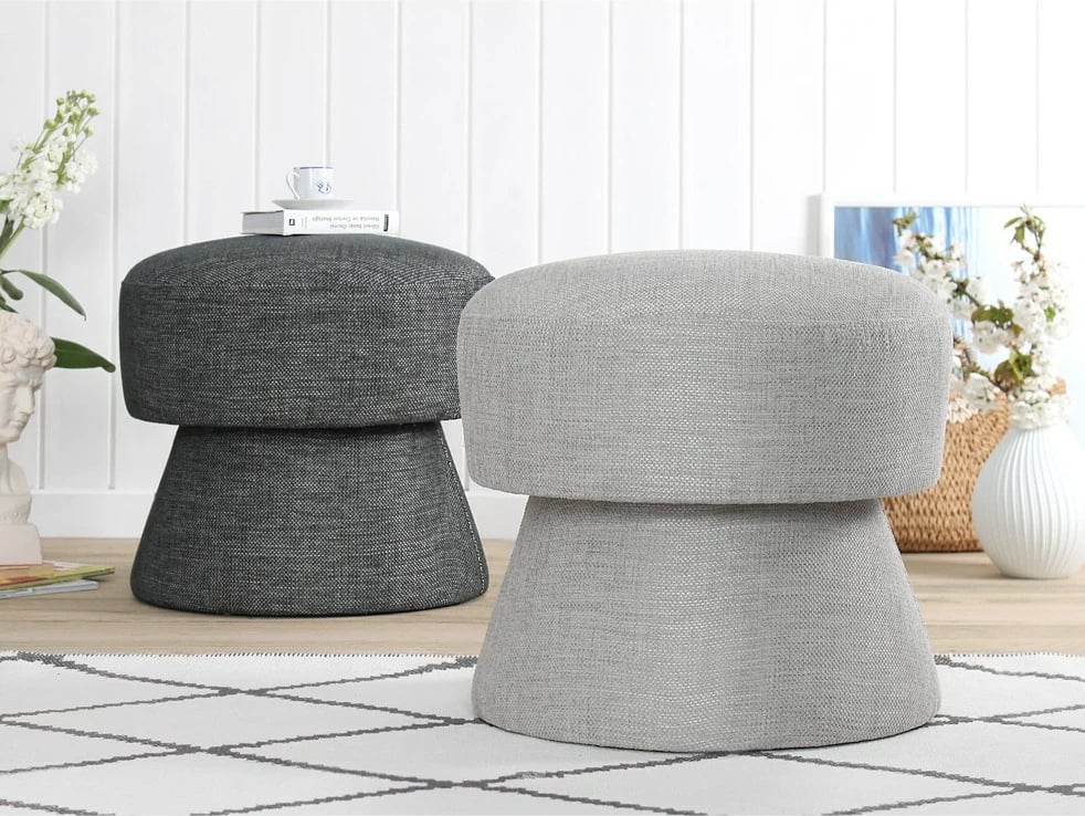 Puf Endor 7454, ngjyrë gri e çelët