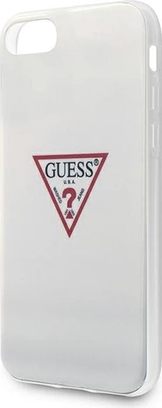 Mbështjellës Guess Triangle Collection për iPhone 7/8/SE 2020/SE 2022, Bardhë