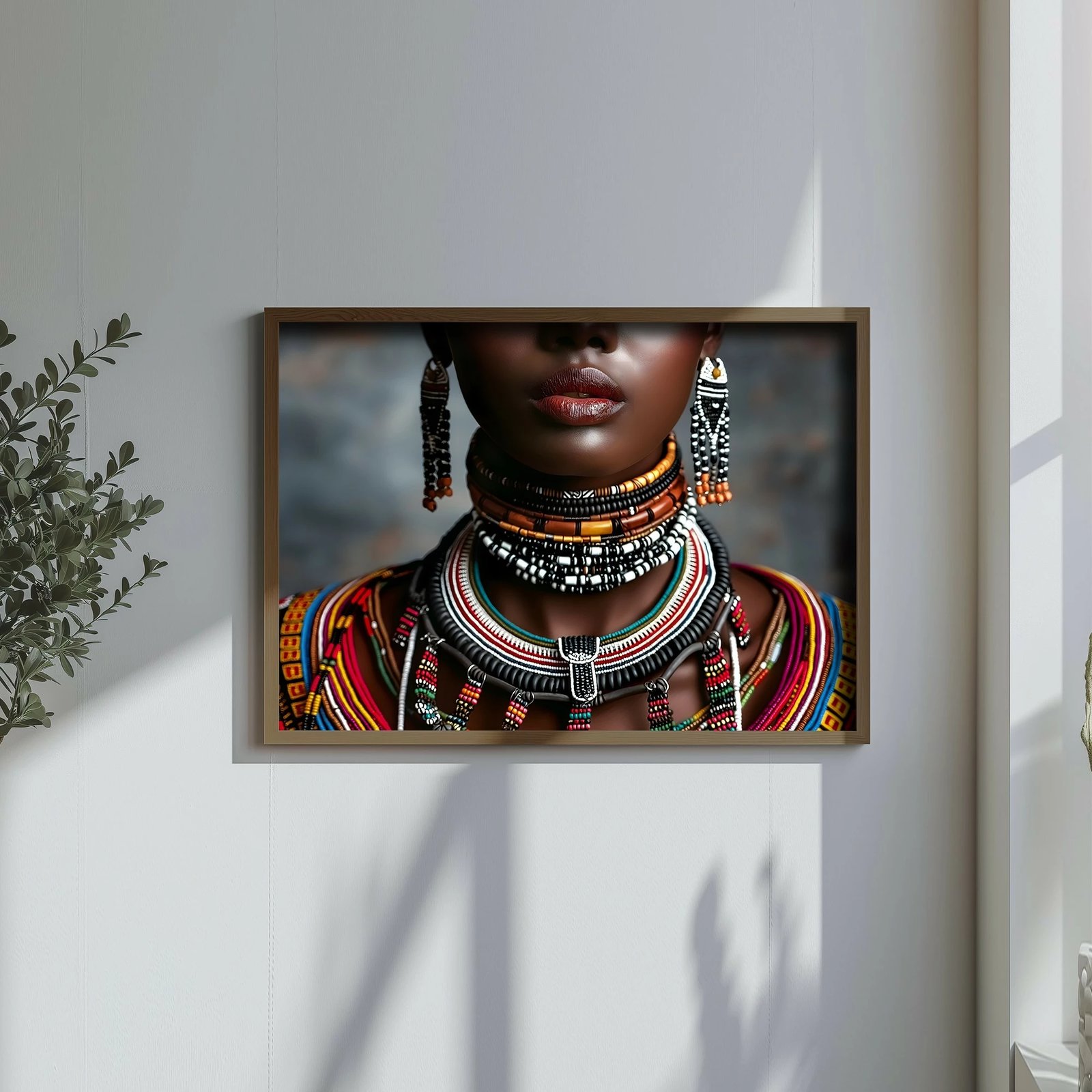 Pikturë dekorative me kornizë MDF, shumëngjyrëshe, Wallity GE244-L