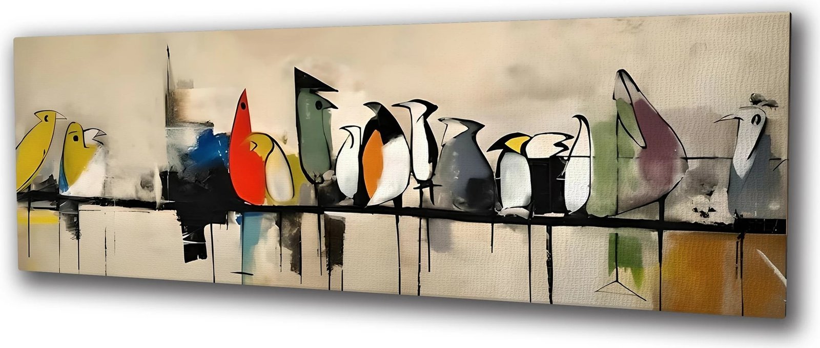 Pikturë dekorative në kanavacë, shumëngjyrëshe, PC349