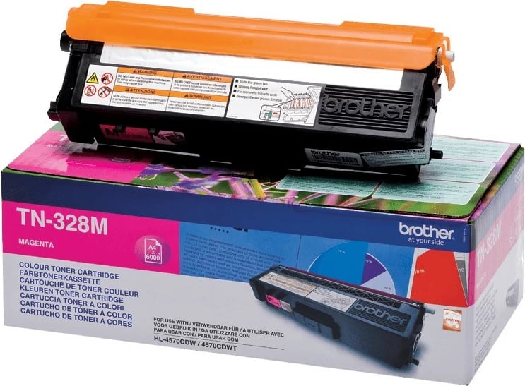 Toner Brother TN-328M magenta, origjinal, 6000 faqe Toner Brother TN-328M magenta, origjinal, 6000 faqe