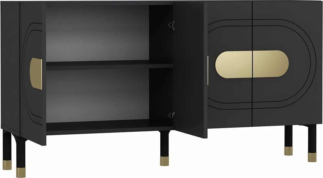 Konsolë Skye Decor, Demet, anthracite, ari