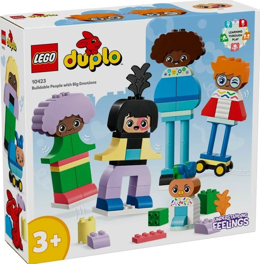 Set lodrash LEGO DUPLO 10423, figura me emocione, 71 pjesë, plastikë, shumëngjyrëshe