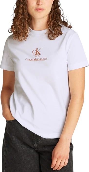 Maicë për femra Calvin Klein Jeans, të bardhë