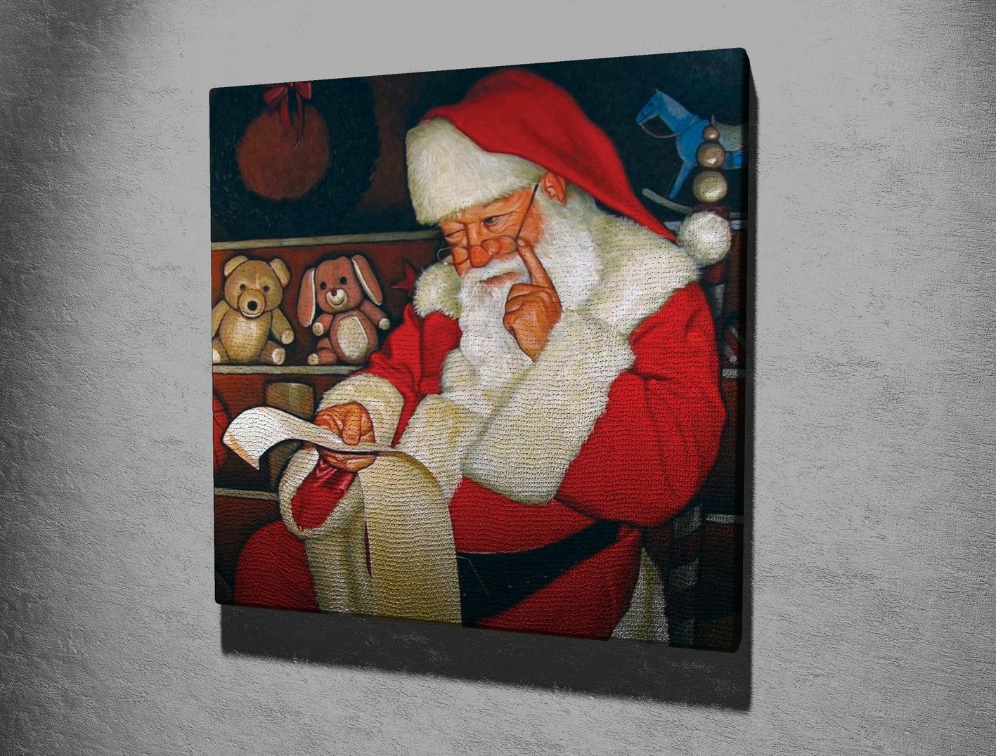 Pikturë dekorative në kanavacë, shumëngjyrëshe, Wallity, KC186, 45x45cm