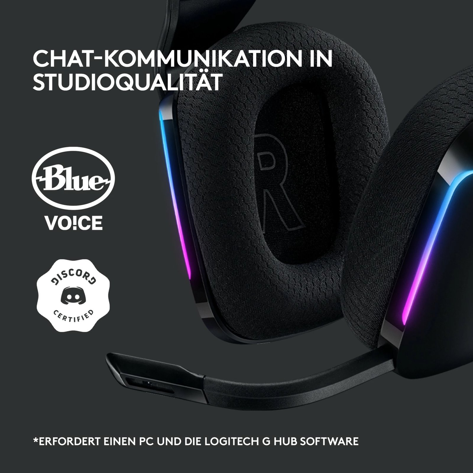 Kufje gaming Logitech G G733 LIGHTSPEED, wireless, RGB, e zezë