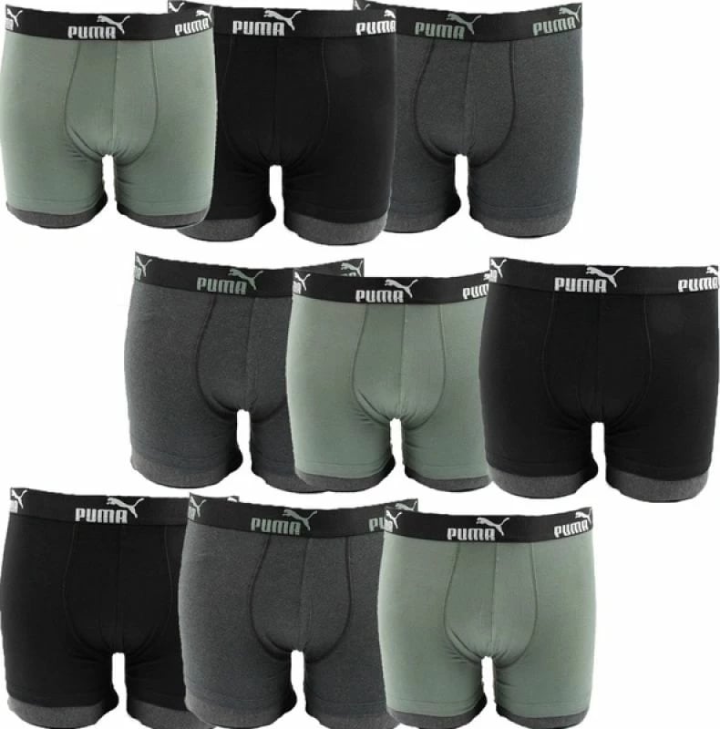 Të brendshme boxer Puma për meshkuj, gri