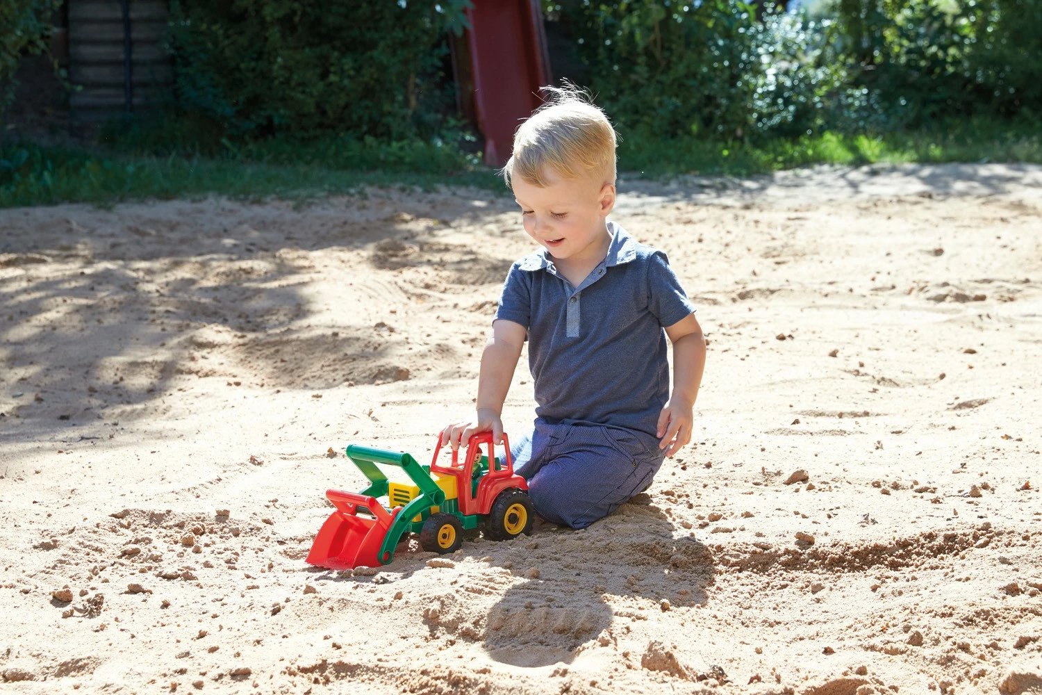 Lodër ngarkues Lena 35 cm, plastikë, shumëngjyrëshe