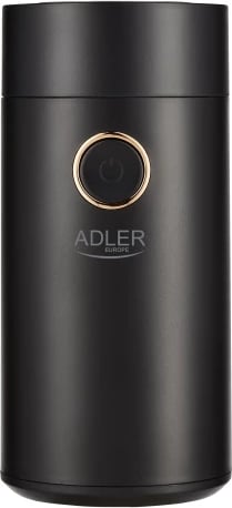 Bluarëse kafeje elektrike, Adler AD 4446, 150 W, 75 g, enë metalike, kapak transparent, e zezë me të artë Bluarëse kafeje elektrike, Adler AD 4446, 150 W, 75 g, enë metalike, kapak transparent, e zezë me të artë