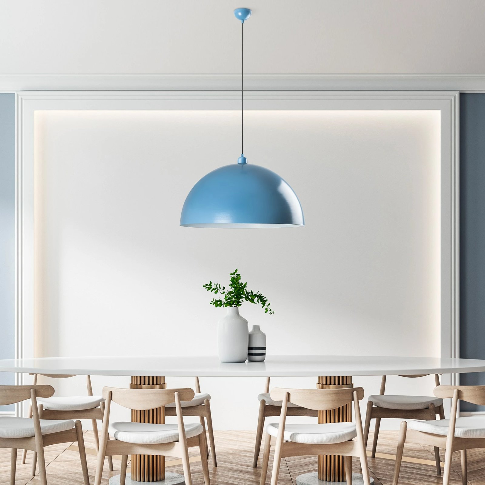 Llambë tavani Opviq, Kure 236, ngjyrë kaltër e çelët