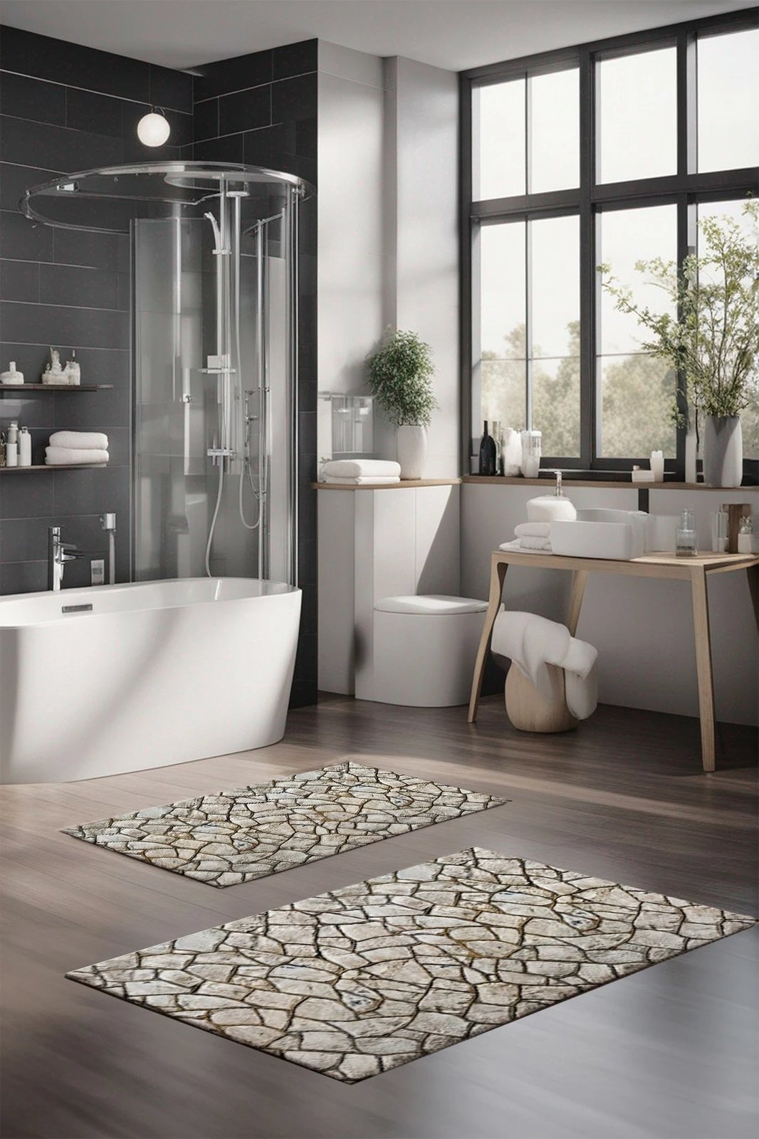 Set dy pjesësh tapeta për banjo, shumëngjyrëshe, Mijolnir CT-5176