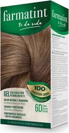 Xhel për ngjyrosje flokësh Farmatint 6D Dark Golden Blond unisex 150ml