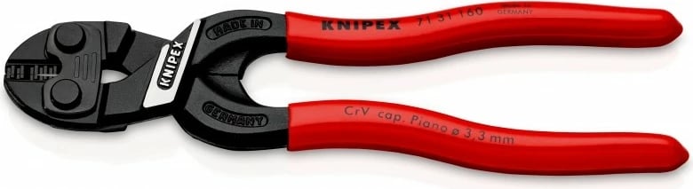 Vegël dore Knipex 71 31 160, 160mm, PVC, e kuqe/zezë
