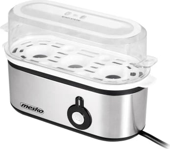 Zierëse vezësh, Mesko, MS 4485, 1-3 vezë, nivele zierjeje soft/medium/hard, 210W (350W max), mbyllje automatike, metal, argjend