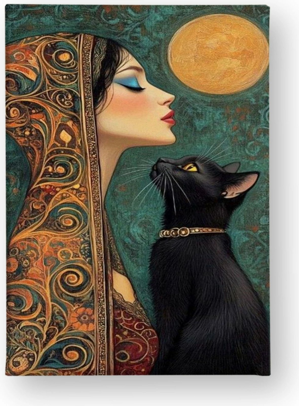 Pikturë dekorative në kanavacë, shumëngjyrëshe, ASR_CNV25-19, 50x70cm