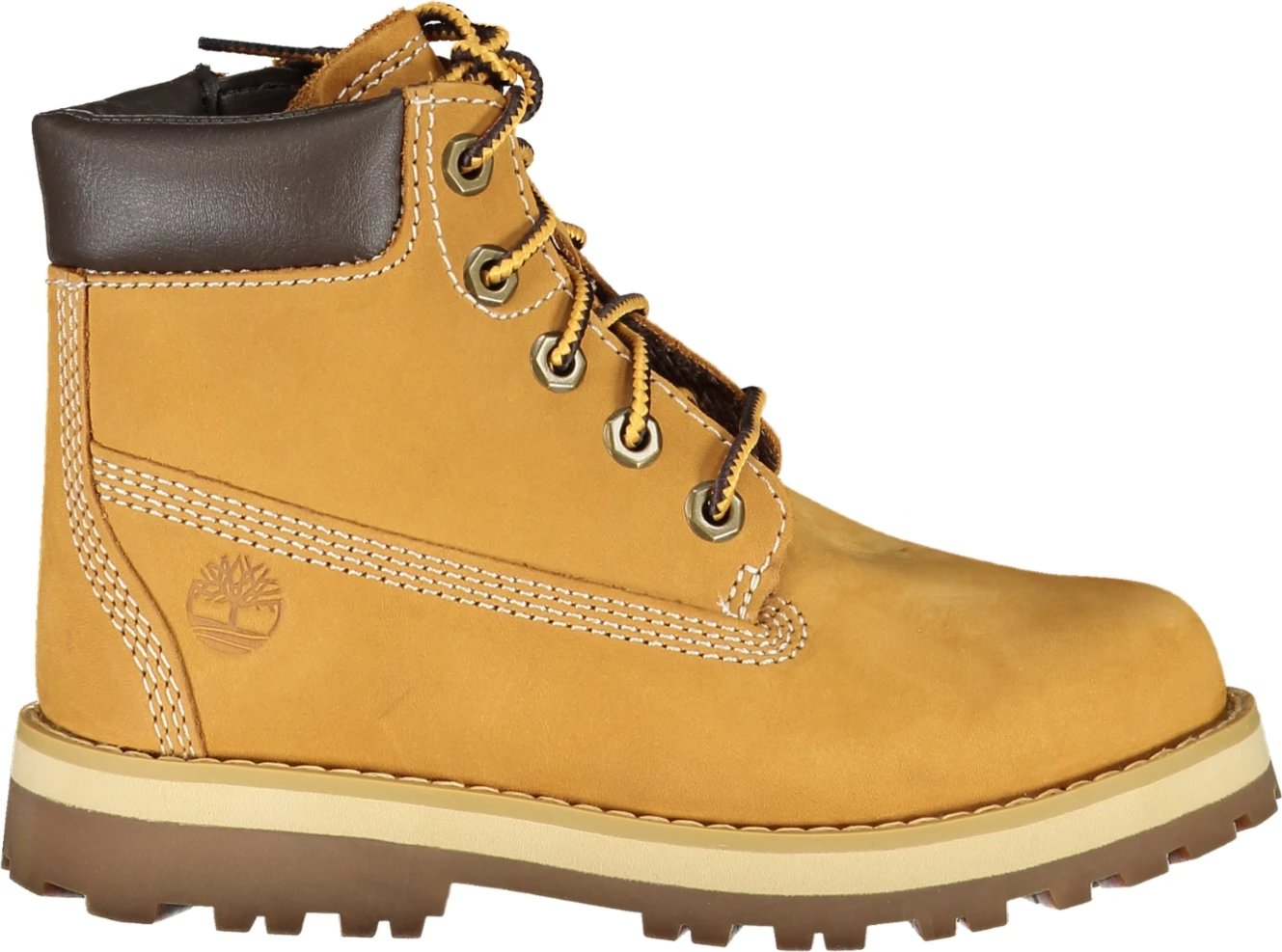 Çizme për djem Timberland Courma Kid Mid Lace Boot, kafe