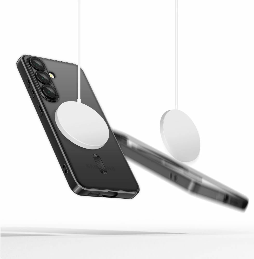 Mbështjellës Tech-Protect MagMat MagSafe për Samsung Galaxy S25, Clear Black
