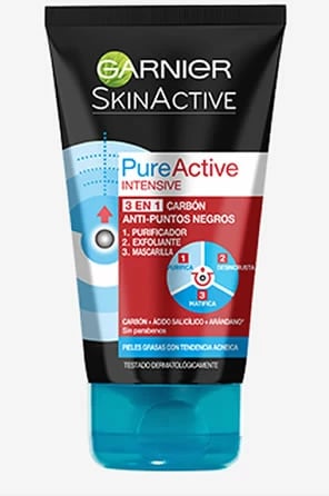 Pastrues fytyre 3 në 1 Garnier Pure Active Intensive 150ml