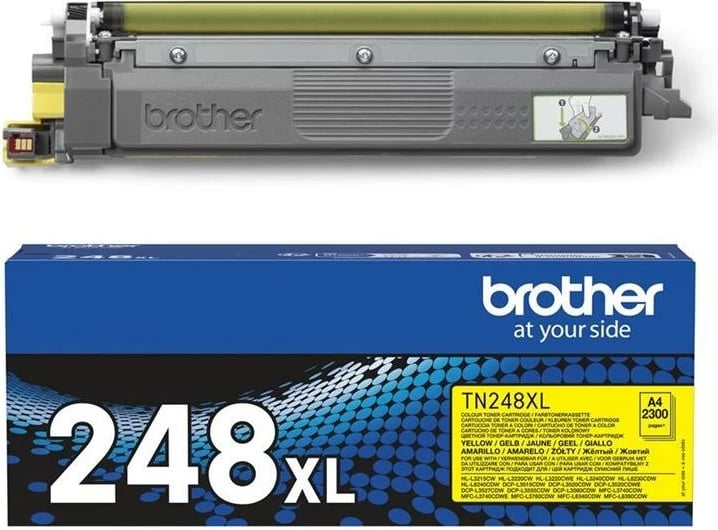 Toner Brother TN-248XLY kapacitet i lartë 2300 faqe origjinal, ngjyrë e verdhë