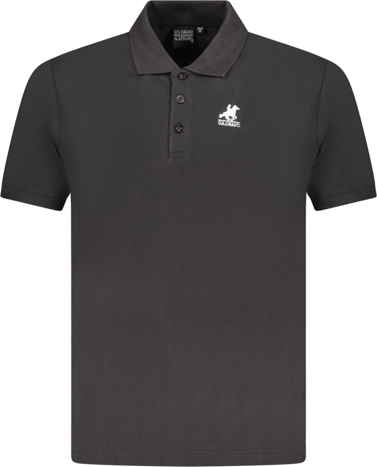 Maicë polo për meshkuj U.S. GRAND POLO, e zezë