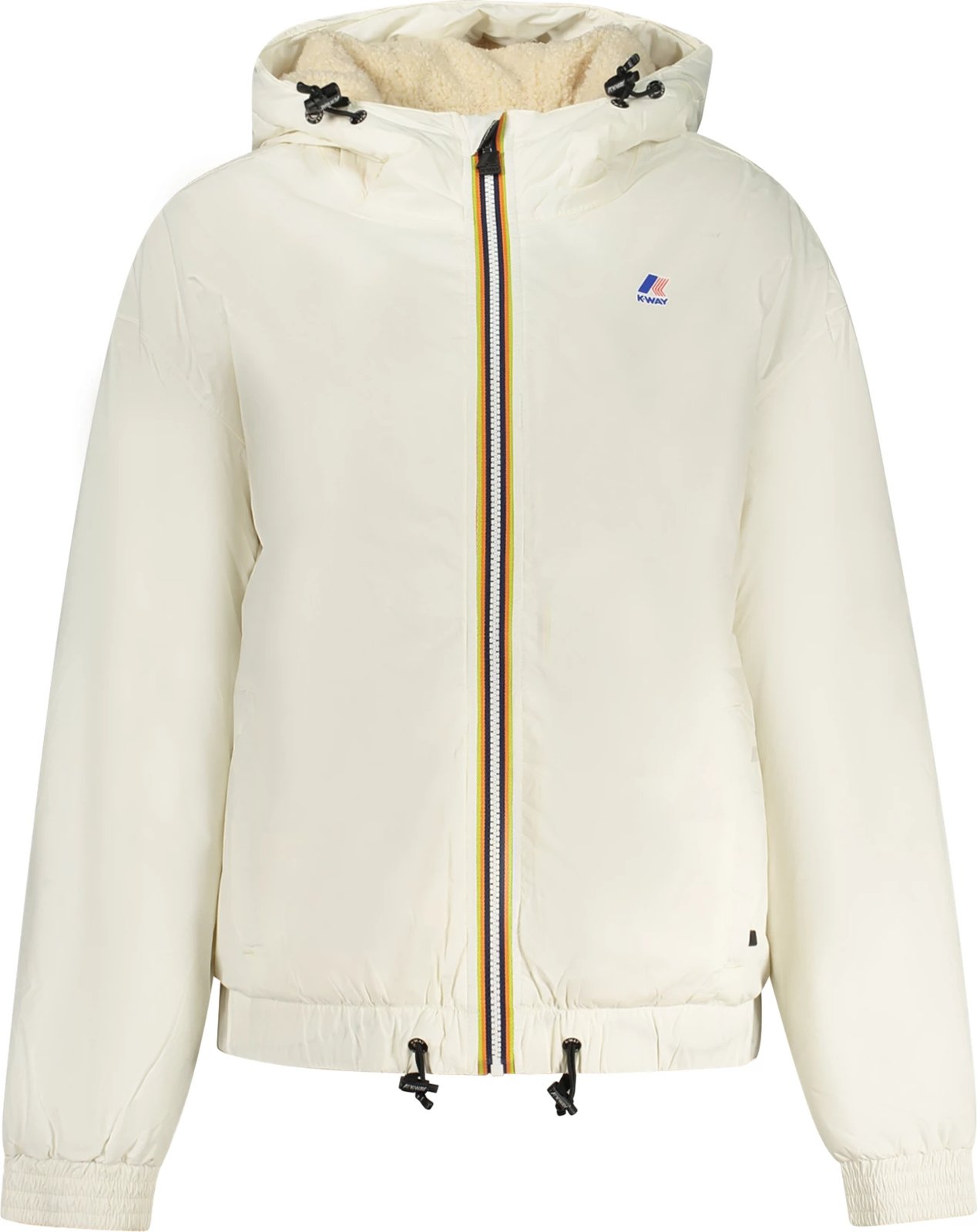 Jakne K-WAY femra, të bardhë