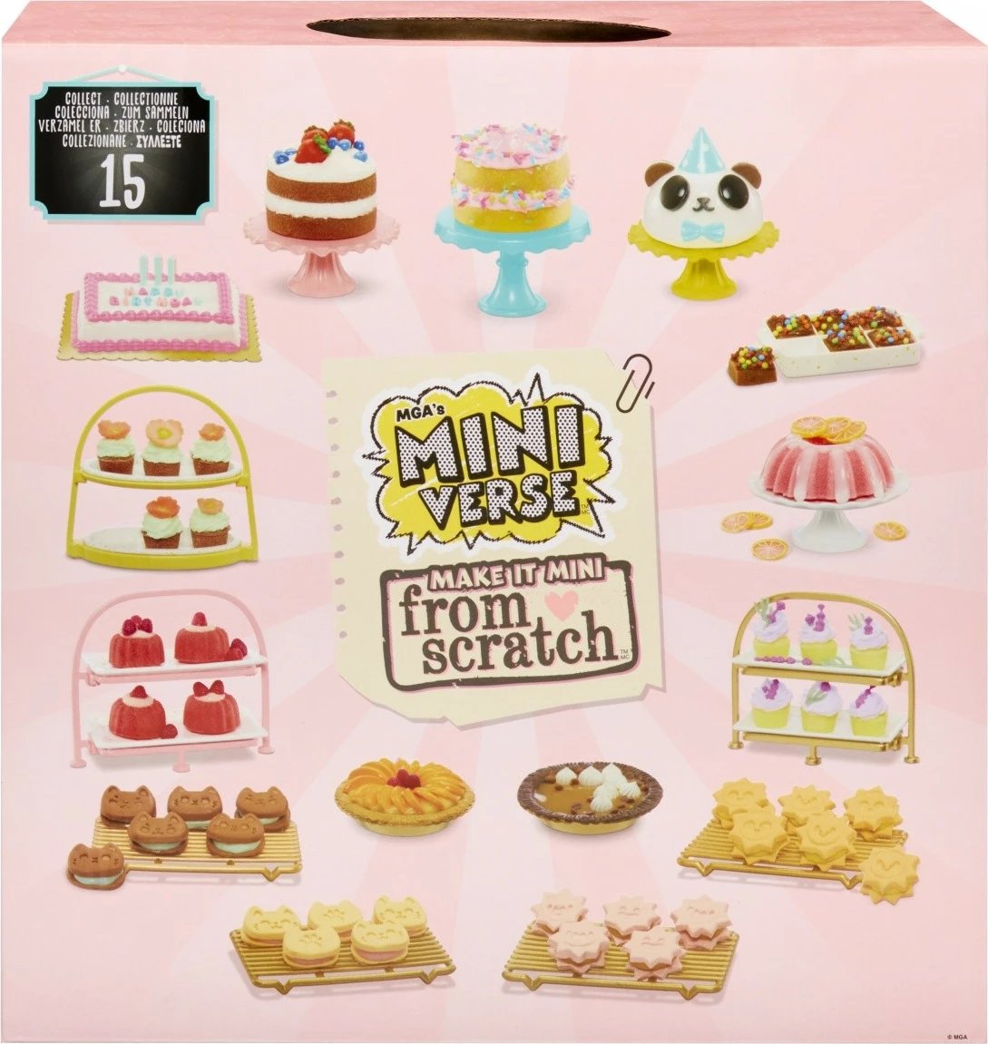 Set figurina Miniiverse MGA Make It Mini From Scratch, 15 copë