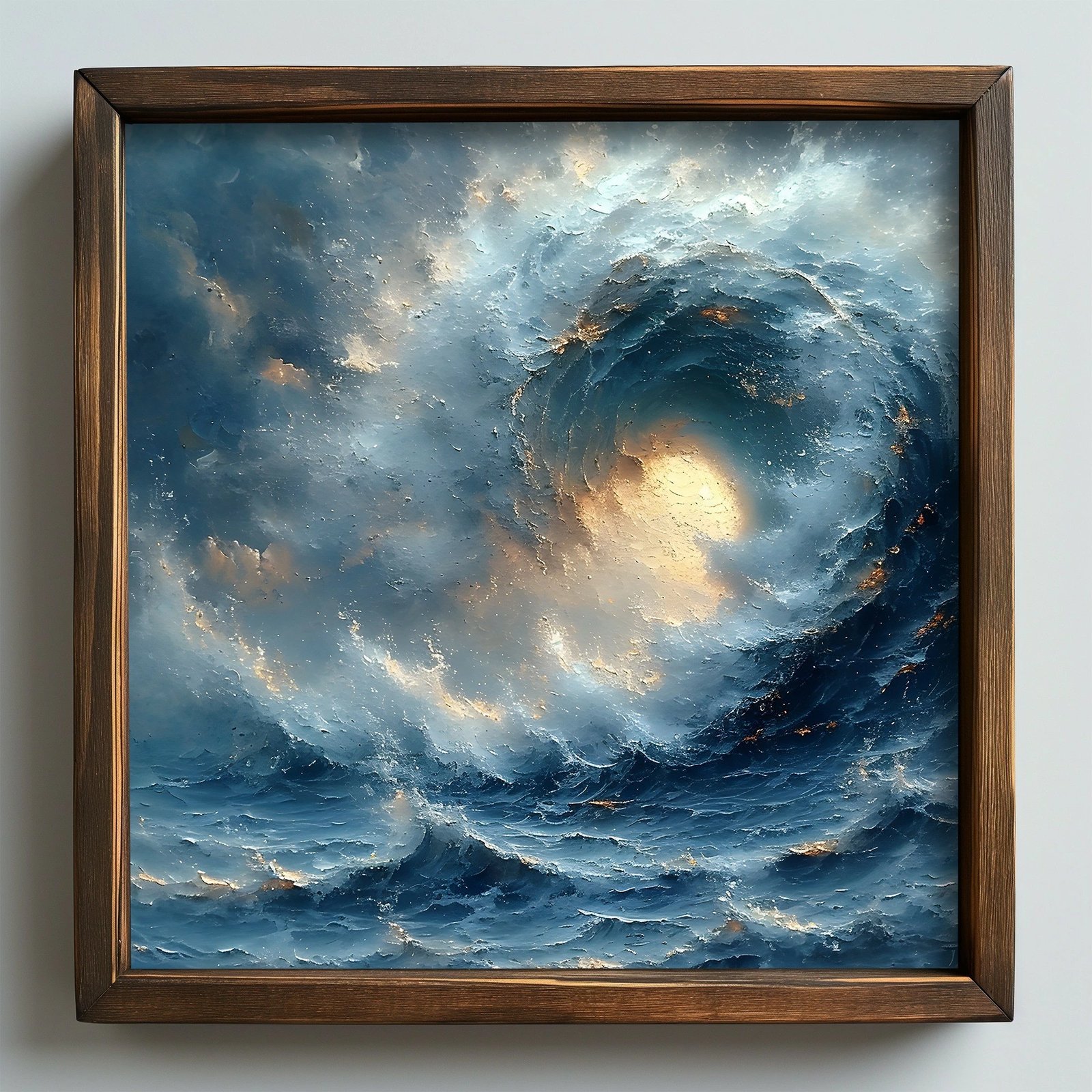 Pikturë dekorative me kornizë, MDF, Wallity, AI081, shumëngjyrëshe, 50x50x3.5cm