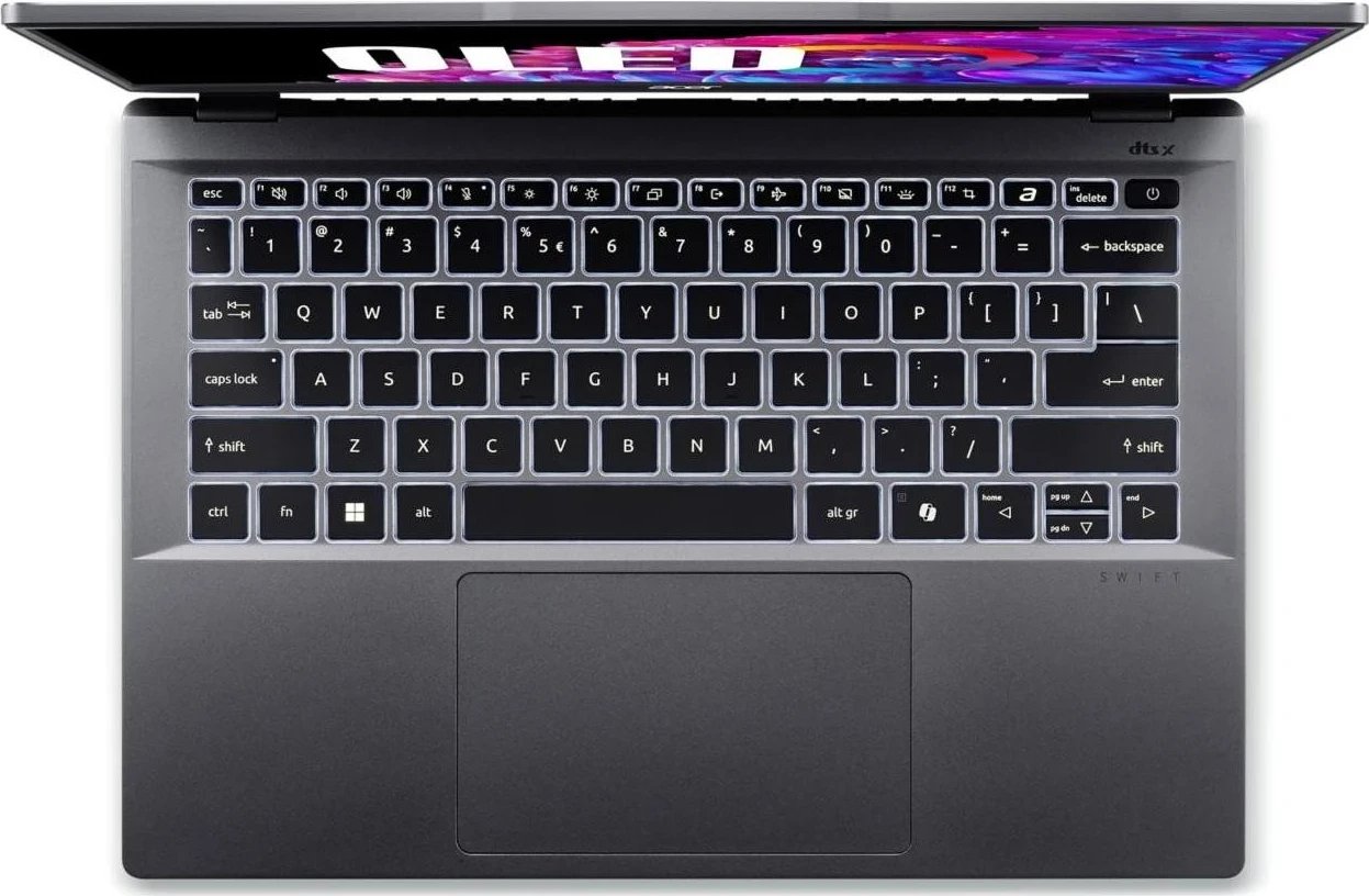 Laptop Acer Swift Go 14 SFG14-63, Ryzen 5 8645HS, 16GB, 512GB, Gri