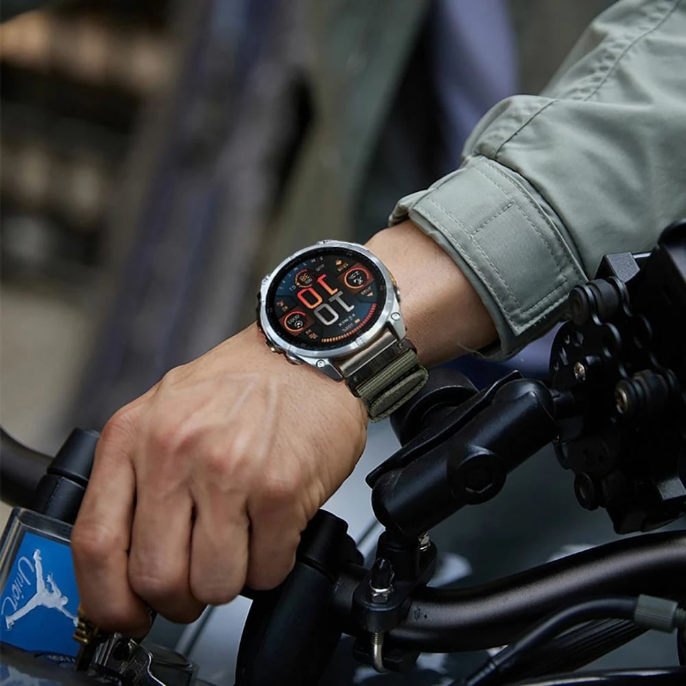 Rrip najloni Tech-Protect për Garmin Fenix 5X / 5X Plus / 6X / 6X Pro / 7X / 8, 51 mm, i gjelbër