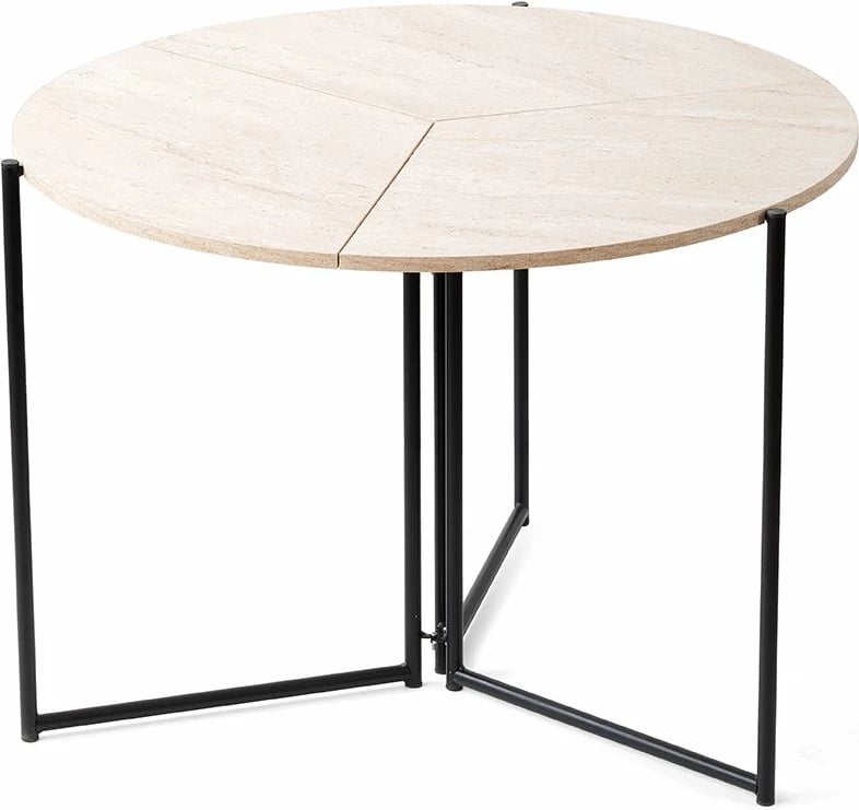 Tavolinë ngrënieje me zgjerim, Skye Decor, travertin, 1204