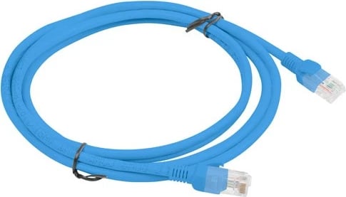 Kabëll rrjeti Lanberg PCU6-10CC-0200-B, Cat5e U/UTP, 2 m, Blu, 10-PACK