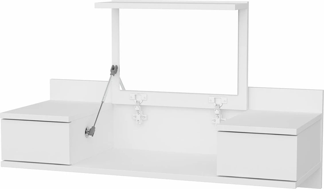 Tavolinë grimimi Skye Decor, e bardhë, Zenn