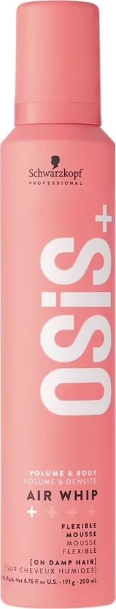 Shkumë për stilim flokësh Schwarzkopf Professional Osis+ Air Whip për femra, 200ml