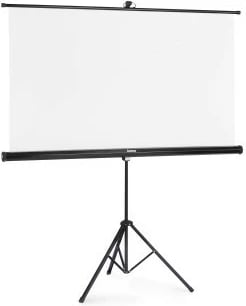 Ekran projektori Hama 21574 me stativ, 155x155cm, Bardhë