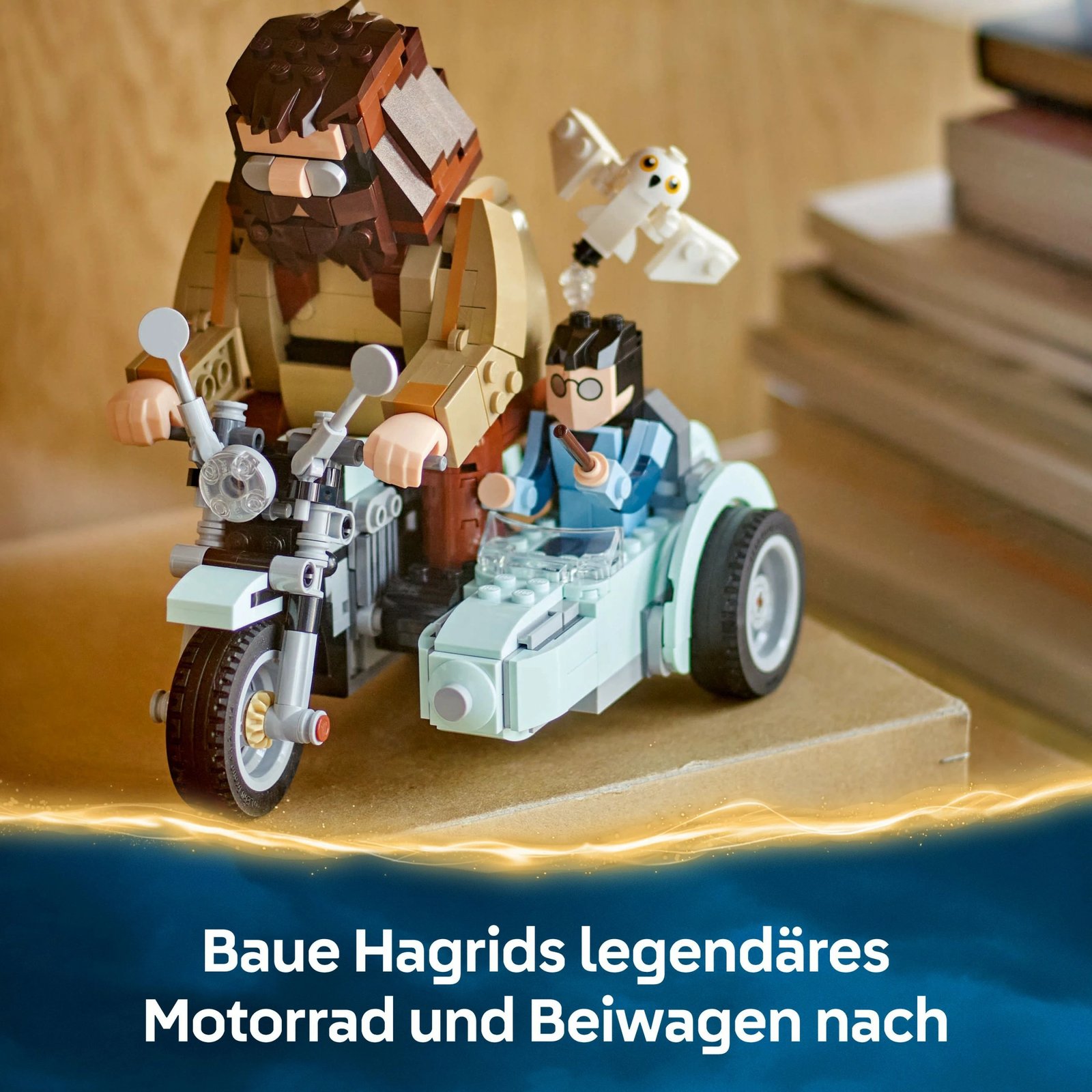 Set ndërtimi LEGO Hagrid & Harry's Motorcycle Ride, 617 pjesë, shumëngjyrësh Set ndërtimi LEGO Hagrid & Harry's Motorcycle Ride, 617 pjesë, shumëngjyrësh