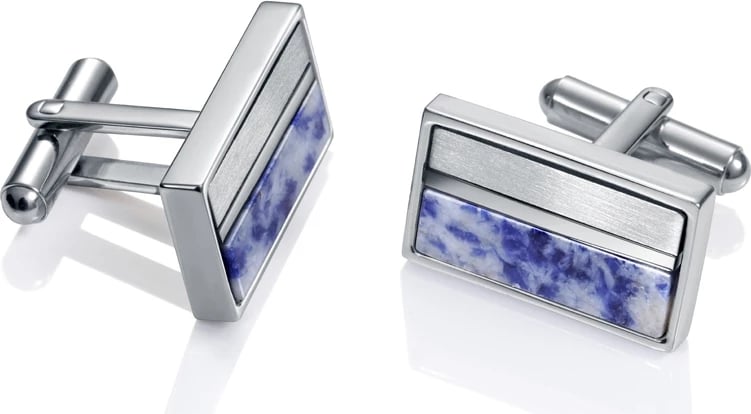Kapele për mëngë VICEROY FASHION 75053G01013 për meshkuj, argjend/blu