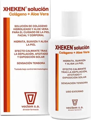Locion për kujdesin e lëkurës Xheken Aloe Vera dhe Kolagjen 100ml