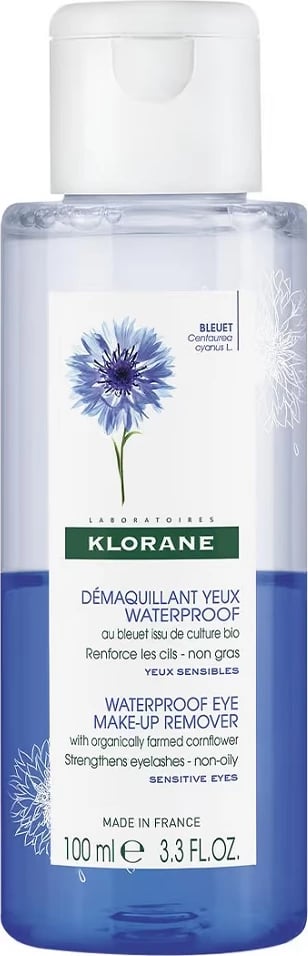 Heqës grimi për sy Klorane Waterproof për femra, 100ml
