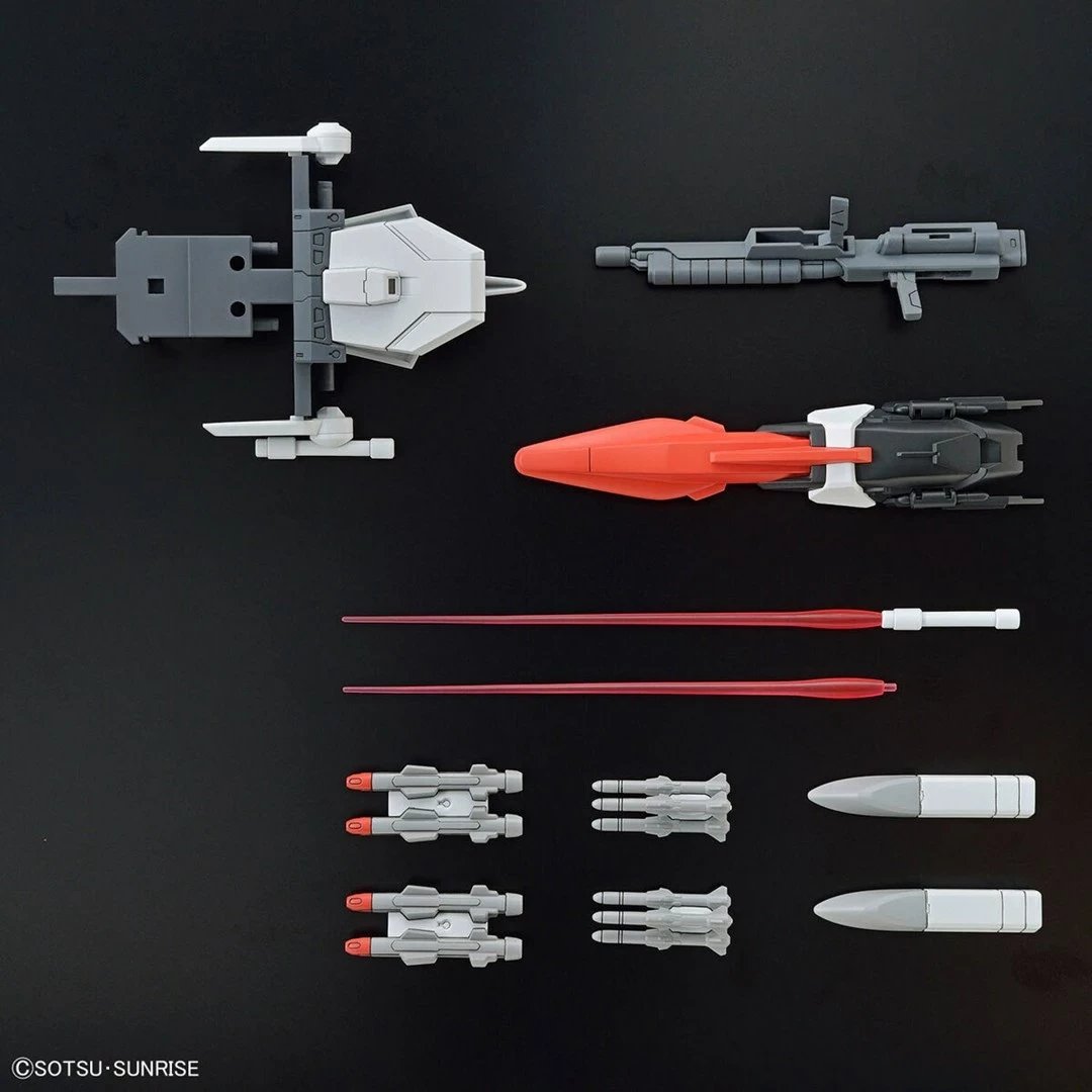 Model ndërtimi plastik Bandai HGCE 1/144 Murasame Kai, gri/e kuqe