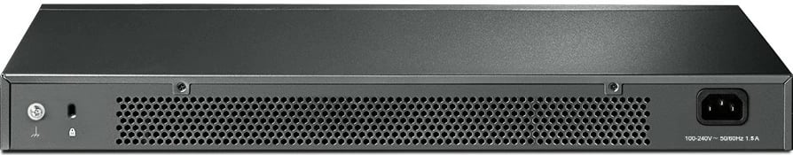 Switch i menaxhuar TP-LINK SG3452X, 48 porta Gigabit, 4 slote SFP+ 10GE, për rack, i zi