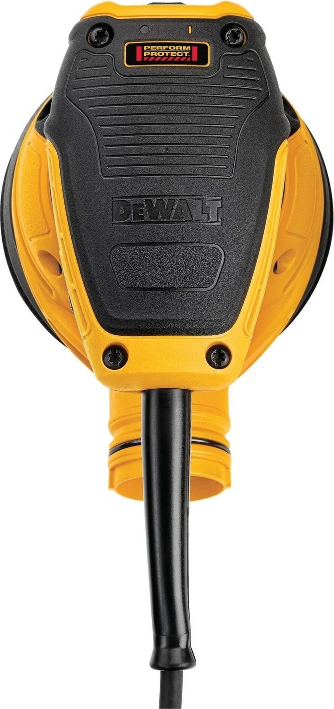 Lëmues orbital DeWALT 125mm 280W, zi/verdhe