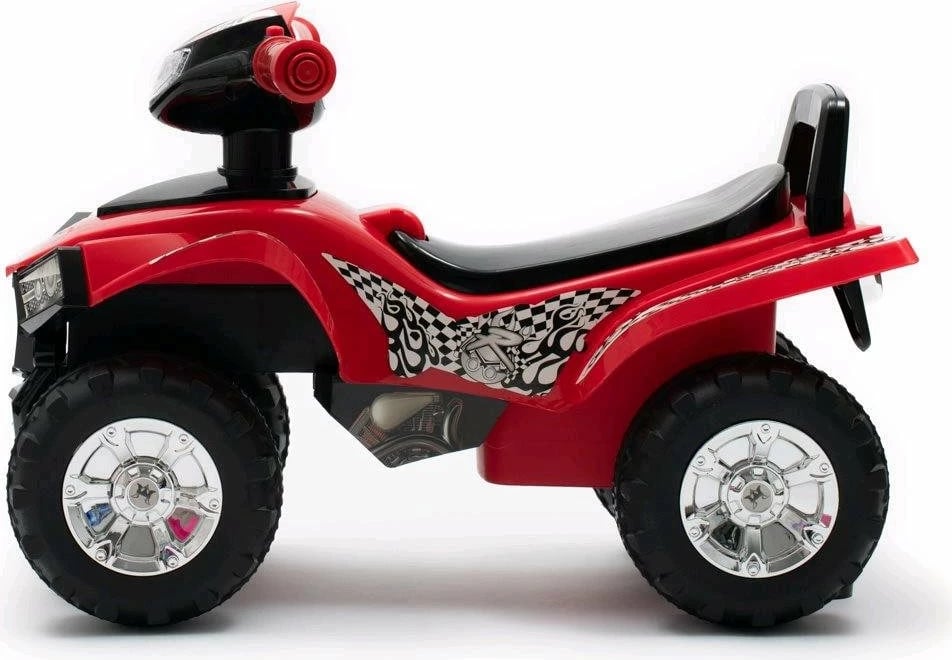 quad lodër ride-on, Baby Mix, me tinguj e drita, 12–36 muaj, deri 27 kg, gri