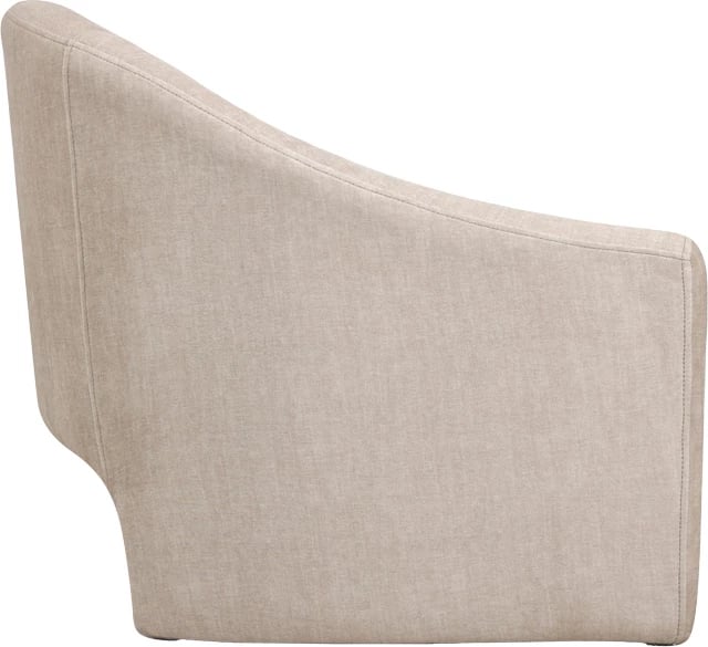 Fotelje Berza, material stof krem, 76x76x71cm