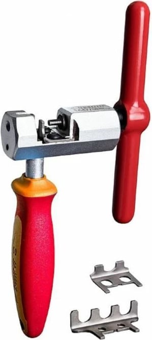 Vegël për zinxhir biçiklete UNIOR, e kuqe